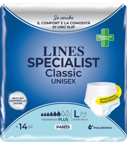 LINES CLAS PANTS PLUS L 14PZ