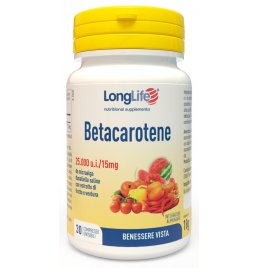 LONGLIFE BETACAROTENE 30CPR