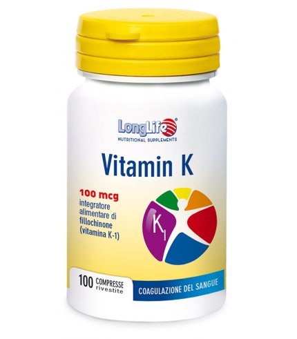 LONGLIFE VITAMIN K 100CPR