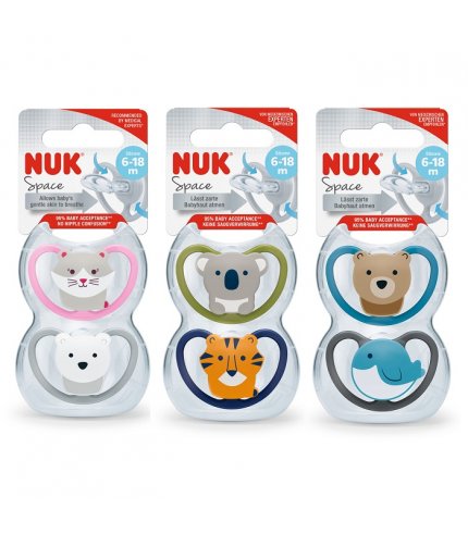 NUK SUCCHIETTO SPACE SIL 6-18M