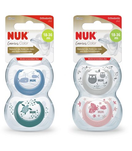 NUK SUCCH GENIUS COL SIL18-36M