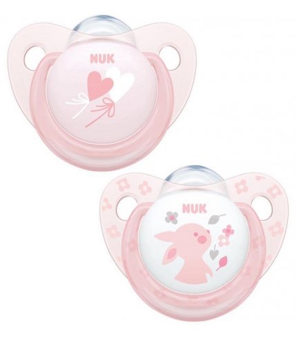 NUK SUCCH R&B ROSA SIL 0-6M