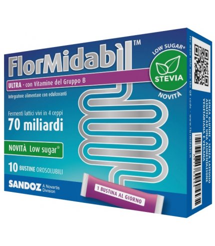 FLORMIDABIL ULTRA 10 BUSTINE CON STEVIA