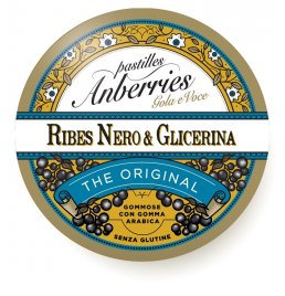 ANBERRIES CLASSICHE RIBES NERO & GLICERINA CARAMELLE 55 G