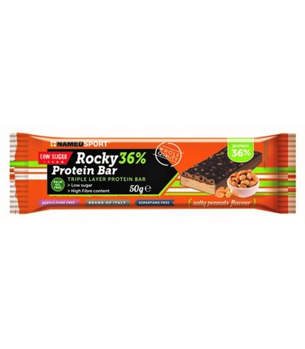 ROCKY 36% PROT BAR PEANUTS 50G