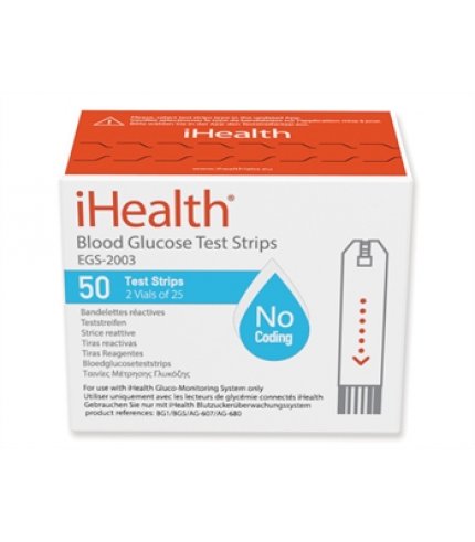 STRISCE GLICEMIA IHEALTH 50PZ