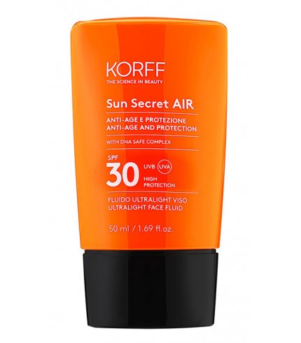 KORFF SUN SECRET AIR FLUIDO VISO SPF30 50 ML