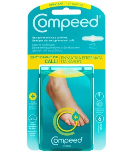 COMPEED CEROTTI PER CALLI IDRATANTI 6 PEZZI