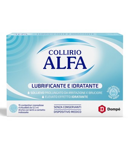 COLLIRIO ALFA LUBRIFICANTE/IDRATANTE 15 FIALE MONODOSE