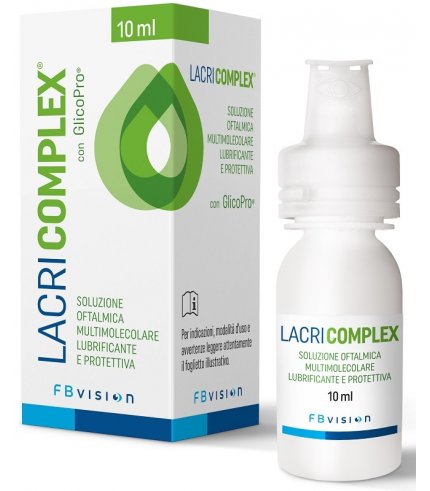 LACRICOMPLEX SOLUZIONE OFTALMICA MULTIMOLECOLARE LUBRIFICANTE PROTETTIVA 10 ML