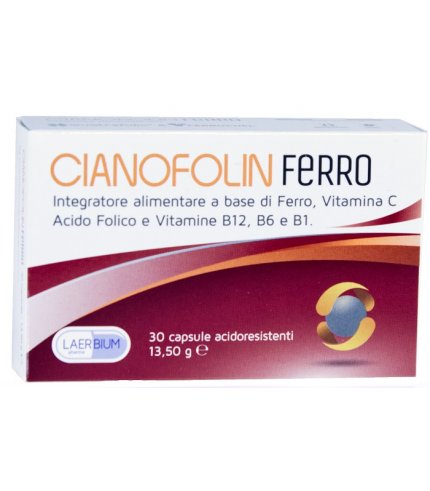 CIANOFOLIN FERRO 30 CAPSULE