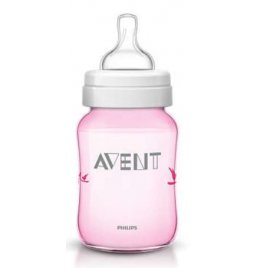 AVENT BIBERON DEC ROSA 260ML