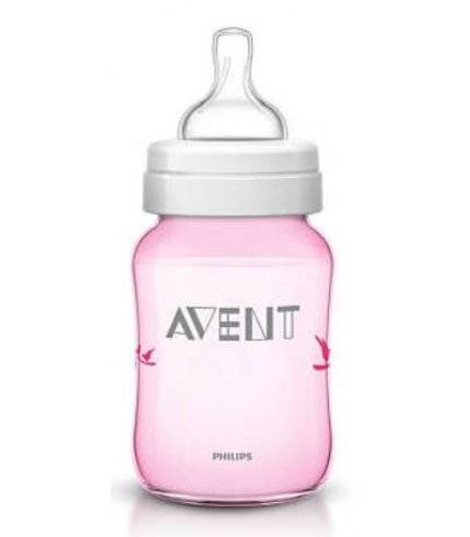 AVENT BIBERON DEC ROSA 260ML