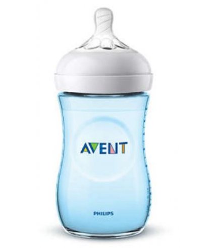 AVENT BIB NAT PP AZZ 330ML