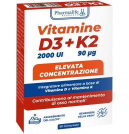 VITAMINE D3+K2 60CPR