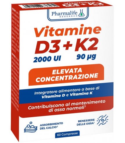 VITAMINE D3+K2 60CPR