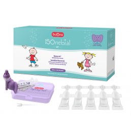 ISONEBIAL KIT PULIZIA CAVITA' NASALI 20 FLACONCINI MONODOSE5 ML + SIRINGA LUER LOCK SOFT-JECK + AGO CANNULA + NEBULIZZATORE SPRAYSOL