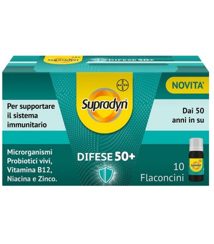 SUPRADYN DIFESE 50+ 10 FLACONCINI 10 ML