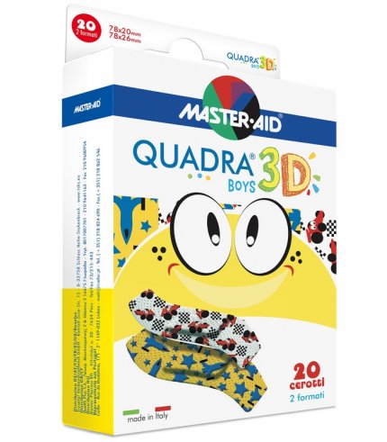 CER QUADRA 3D BOYS 20PZ ASSORT