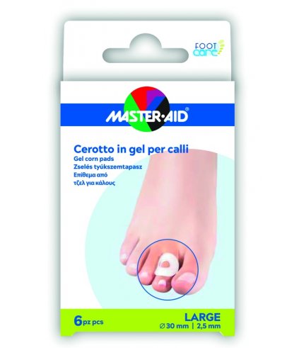 MASTER-AID FOOT CARE CEROTTO GEL CALLI TAGLIA L 6 PEZZI