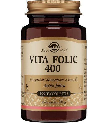 VITA FOLIC 400MG 100TAV SOLGAR