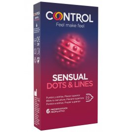 CONTROL SENSUAL DOTS&LINES 6PZ