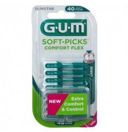 GUM SOFT PICK COMFORT FLEX SCOVOLINO INTERDENTALE 40 PEZZI