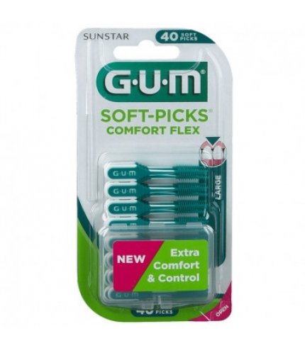 GUM SOFT PICK COMFORT FLEX SCOVOLINO INTERDENTALE 40 PEZZI