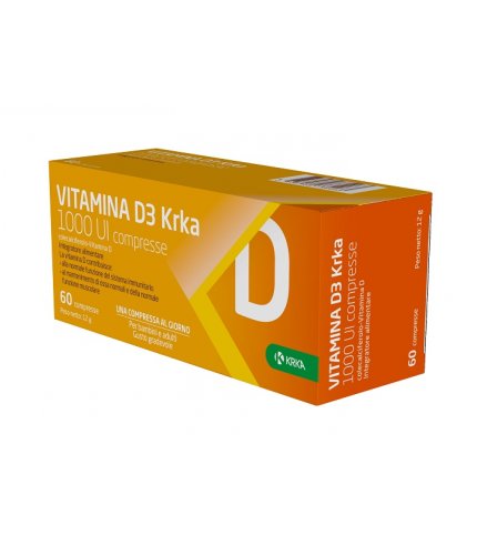 VITAMINA D3 KRKA 1000 UI 60CPR