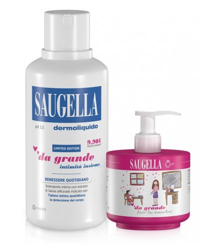 SAUGELLA DA GRANDE BUNDLE DERMOLIQUIDO 500 ML + GIRL 150 MLIN OMAGGIO