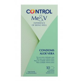 CONTROL ME&V CONDOMS ALOE 10PZ