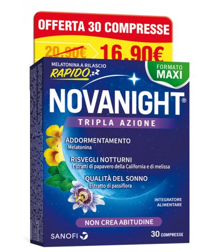 NOVANIGHT 30 COMPRESSE RILASCIO RADIDO PROMO