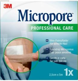 3M MICROPORE SURG T M5X25MM DI