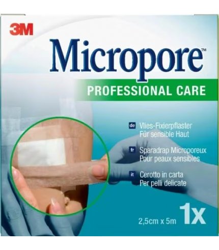 3M MICROPORE SURG T M5X25MM DI