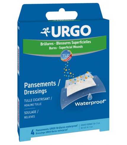 URGO USTIONI SUPERF WP10X7 4PZ