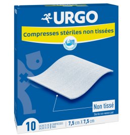 URGO COMPR STER COT7,5X7,5 10P