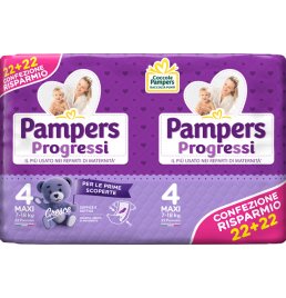 PAMPERS PROGRESSI MAXI 44PZ