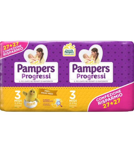 PAMPERS PROGRESSI MIDI 54PZ