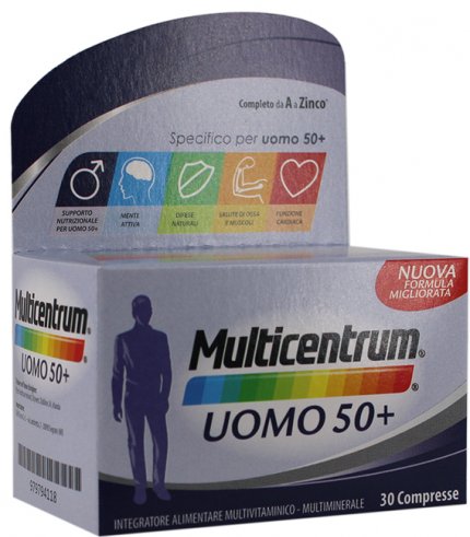 MULTICENTRUM UOMO 50+ 30CPR