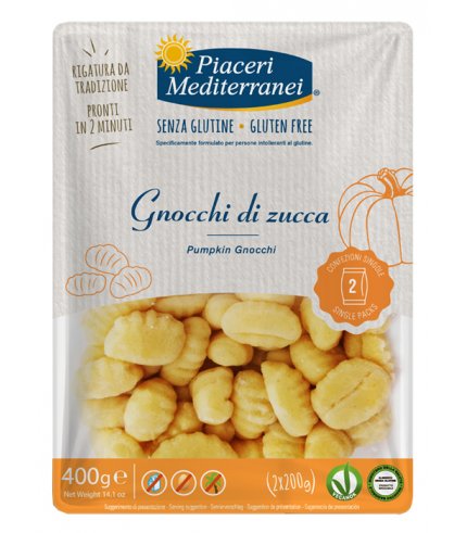 PIACERI MEDIT GNOC ZUCCA 400G