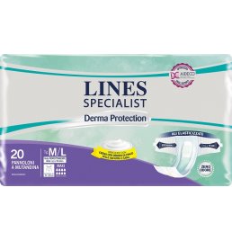 PANNOLONE A MUTANDINA LINES SPECIALIST DERMA MAXI M/L 20 PEZZI