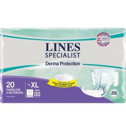 LINES SP DERM PAN MAXI XL 20PZ