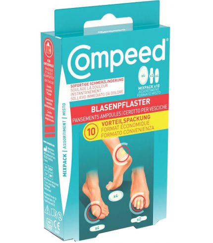 CEROTTI COMPEED PER VESCICHE MISTO BOX 10 PEZZI