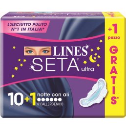 LINES SETA ULTRA NOTTE 10+1PZ