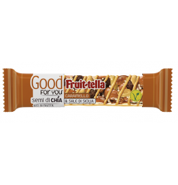 FRUITTELLA GOOD FOR YOU BARRETTA SEMI DI CHIA CARAMELLO & SALE DI SICILIA 36 G