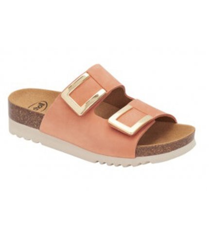 CALZATURA MONTEREY 2 STRAPS NUBUCK WOMAN SALMON TECNOLOGIA BIOPRINT MATERIALE NUBUCK FODERA TOMAIA MICROFIBRA FODERA SOTTOPIEDE MICROFIBRA 41 SS22