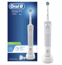 ORAL-B POWER VITALITY D100 CROSSACT BIANCO