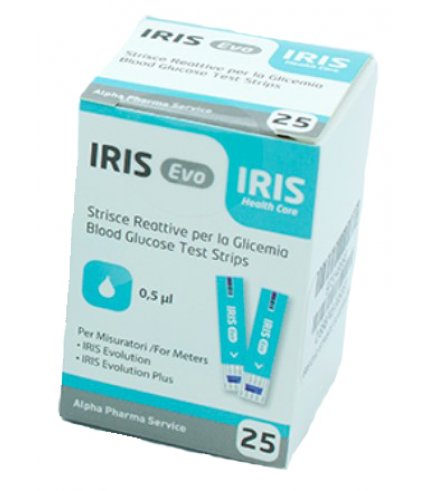 IRIS EVO STRISCE GLICEMIA 25PZ