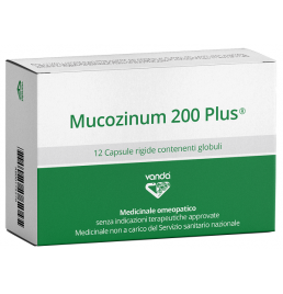 MUCOZINUM 200PLUS 12 CPS GLOB