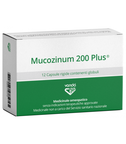 MUCOZINUM 200PLUS 12 CPS GLOB